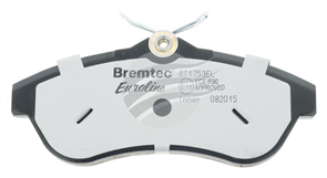 EURO-LINE BRAKE PADS SET CITROEN C3 1.6 (LUAS) 2002-09 BT1753ELC