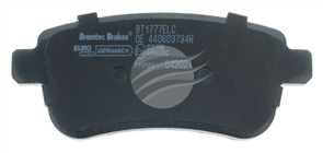 EURO-LINE BRAKE PADS SET RENAULT SENIC III 1.4 BOSCH BT1777ELC