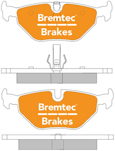 TRADE-LINE BRAKE PADS SET BMW 3 SERIES (E46) 1999- BT1795TS