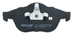 TRADE-LINE BRAKE PADS SET LAGUNA II KG0/1 50MM CLIP BT1816TS