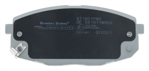 PRO-LINE BRAKE PADS SET HYUNDAI i30 2007- BT1851PRO