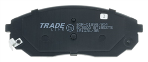 TRADE-LINE BRAKE PAD FRONT SET KIA SORENTO BL. 2.5D, 3.5L V6 BT1852TS