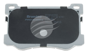 PRO-LINE BRAKE PADS SET HYUNDAI VELOSTER SR 1.6 Gdi BT18580PRO