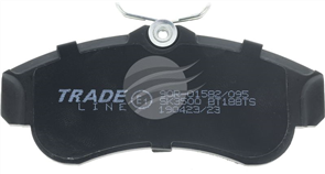 TRADE-LINE BRAKE PADS SET NISSAN PRIMERA P11 1.8L BT188TS