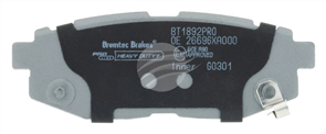 PRO-LINE BRAKE PADS SET SUBARU TRIBECA 2006- BT1892PRO