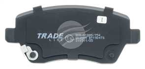 TRADE-LINE BRAKE PAD FRONT SET SWIFT MICRA KANGOO CLIO BT1904TS