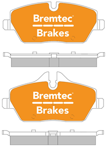 TRADE-LINE BRAKE PADS SET BMW 1 SERIES 120i (E87) 2004- BT1941TS