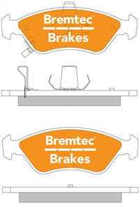 TRADE-LINE BRAKE PADS SET KIA CREDOS 2.0 1998-01 BT1953TS