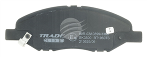 TRADE-LINE BRAKE PAD FRONT SET TIIDA BLUEBIRD CUBE MICRA NOTE BT1960TS