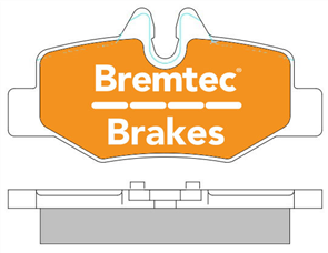 EURO-LINE BRAKE PADS SET BT1963ELC