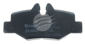 EURO-LINE HD BRAKE PADS SET MERCEDES VITO (W639) 2003- BT1963ELH