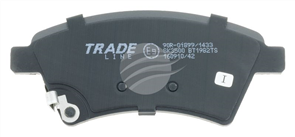 TRADELINE BRAKE PAD SET FRONT SUZUKI SX4 GY 2.0 (LUCAS) BT1982TS