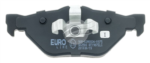 EURO-LINE BRAKE PADS SET BMW 3 SERIES (E90, E91) 2005- BT1987ELC