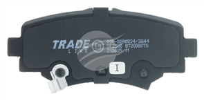 TRADE-LINE BRAKE PAD REAR SET MAZDA 3. BM & SP25. ASTINA BT20080TS