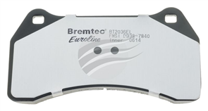 EURO-LINE BRAKE PADS SET JAGUAR S-TYPE (CCX) BREMBO BT2036ELC