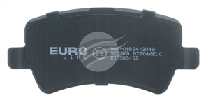 EURO-LINE BRAKE PADS SET FORD MONDEO IV & ELEC ASSIST BT2046ELC