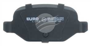 EURO-LINE BRAKE PADS SET FIAT 500 1.3D 2007- BT2059ELC