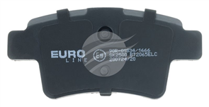 EURO-LINE BRAKE PADS SET CITROEN C4 PIASSO 1.6, 2.0 BT2065ELC