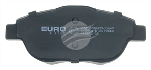 EURO-LINE BRAKE PADS SET CITROEN DS3 1.6 Vti 2010- BT2079ELC