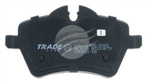 TRADELINE BRAKE PAD SET FRONT MINI COOPER S (R56) 2006- BT2106TS