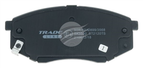 TRADE-LINE BRAKE PADS SET KIA SPORTAGE 2.0, 2.4 AWD BT2120TS