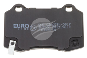 EURO-LINE BRAKE PADS SET CHRYSLER 300C SRT8 6.1L BREMBO BT2124ELC