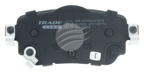 TRADE-LINE BRAKE PADS SET NISSAN QASHQAI 1.6 Dci 2014- BT21281TS