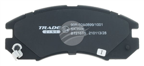 TRADE-LINE BRAKE PADS SET SUBARU IMPREZA GC 1993-97 BT216TS