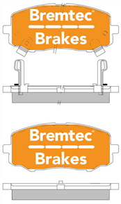 TRADELINE BRAKE PAD SET FRONT HYUNDAI i20 1.2 (WO/ESP) 2008- BT2174TS