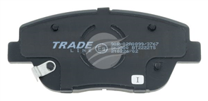 TRADE-LINE BRAKE PADS SET KIA RIO UB 1.4, 1.6 2011- BT2222TS