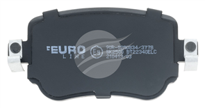 EURO-LINE BRAKE PADS SET VW GOLF VII (5G1, BE1) 2.0TDI BT22340ELC