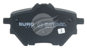 EURO-LINE BRAKE PADS SET PEUGEOT 308 II 1.6L 2013- BT22540ELC