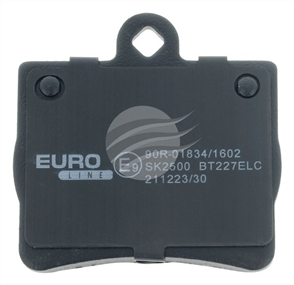 EURO-LINE BRAKE PADS SET MERCEDES C-CLASS (W202) 1 PIN BT227ELC