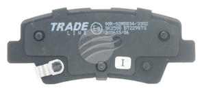 TRADE-LINE BRAKE PADS SET HYUNDAI i40 (VF) 1.7 CRDi 2012 BT2298TS