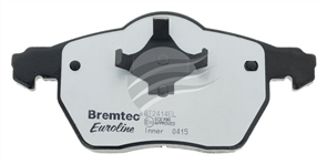 EURO-LINE BRAKE PADS SET VOLVO C70 2.0T (17" WHEELS) BT2414ELC