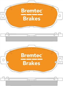 TRADE-LINE BRAKE PADS SET LEXUS LS400 1993-00 BT264TS