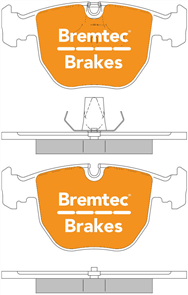 TRADE-LINE BRAKE PADS SET BMW X5 (E53) 2000- BT266TS