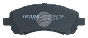 TRADELINE BRAKE PAD SET FRONT IMPREZA LIBERTY LEGACY BT268TS