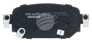 BRAKE PAD SET REAR MAZDA 3 (BN) 2.4L 2016- BT27260TS