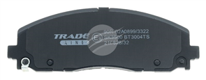 TRADELINE BRAKE PAD SET FRONT CHRYSLER GRAND VOYAGER V RT BT3004TS