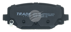 TRADELINE BRAKE PAD SET REAR CHRYSLER GRAND VOYAGER V RT BT3005TS