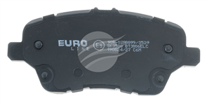 EURO-LINE BRAKE PADS SET FORD FIESTA VI 1.6L 2013- BT3006ELC