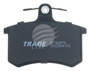 TRADE-LINE BRAKE PADS SET AUDI A4 (ATE CALIPER) 1994-02 BT309TS