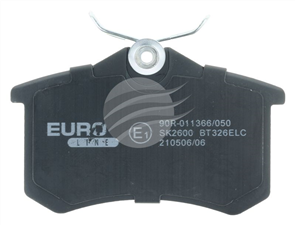 EURO-LINE BRAKE PADS SET AUDI, PEUGEOT, VOLKSWAGEN BT326ELC