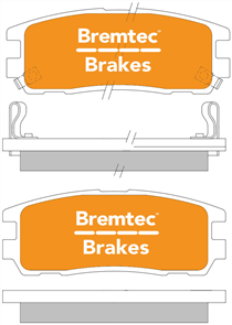 TRADE-LINE BRAKE PAD REAR SET GREAT WALL RODEO JACKAROO BT415TS