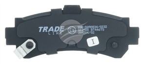 TRADE-LINE BRAKE PADS SET NISSAN SENTRA 1995-99 BT446TS