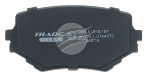 TRADE-LINE BRAKE PAD FRONT SET SUZUKI VITARA GRAND VITARA XL7 BT449TS