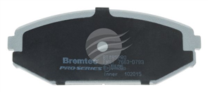 PRO-LINE BRAKE PADS SET HONDA MDX 4D WAGON 2001-03 BT485PRO