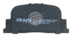 TRADE-LINE BRAKE PADS SET TOYOTA PRIUS 1.5 NHW20 2003-09 BT507TS