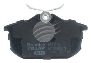 TRADE-LINE REAR BRAKE PADS SET VOLVO S40 1995-03 BT510TS